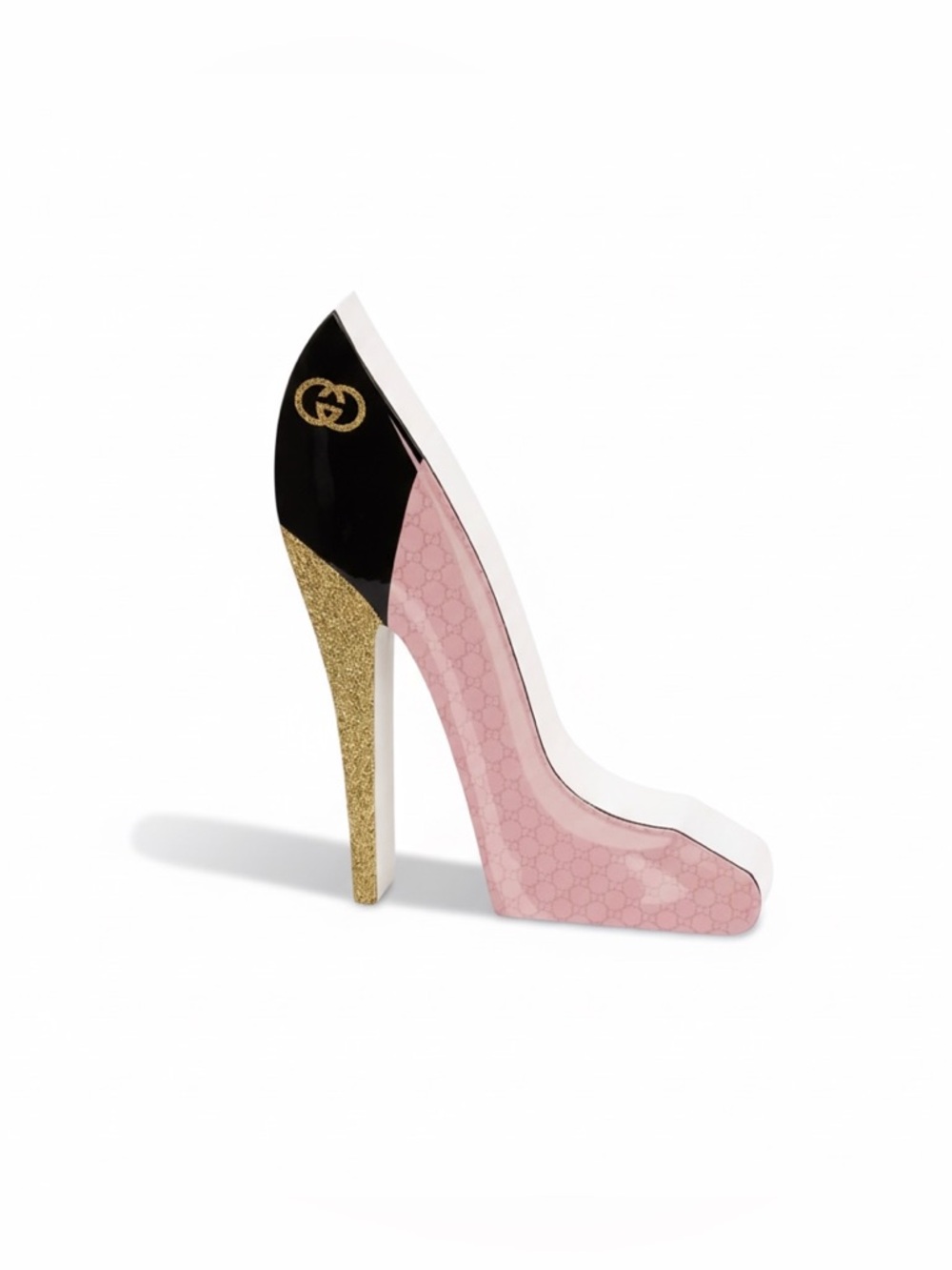 Gucci Inspired High Heel Art Decor Luxury Home Accent NWT